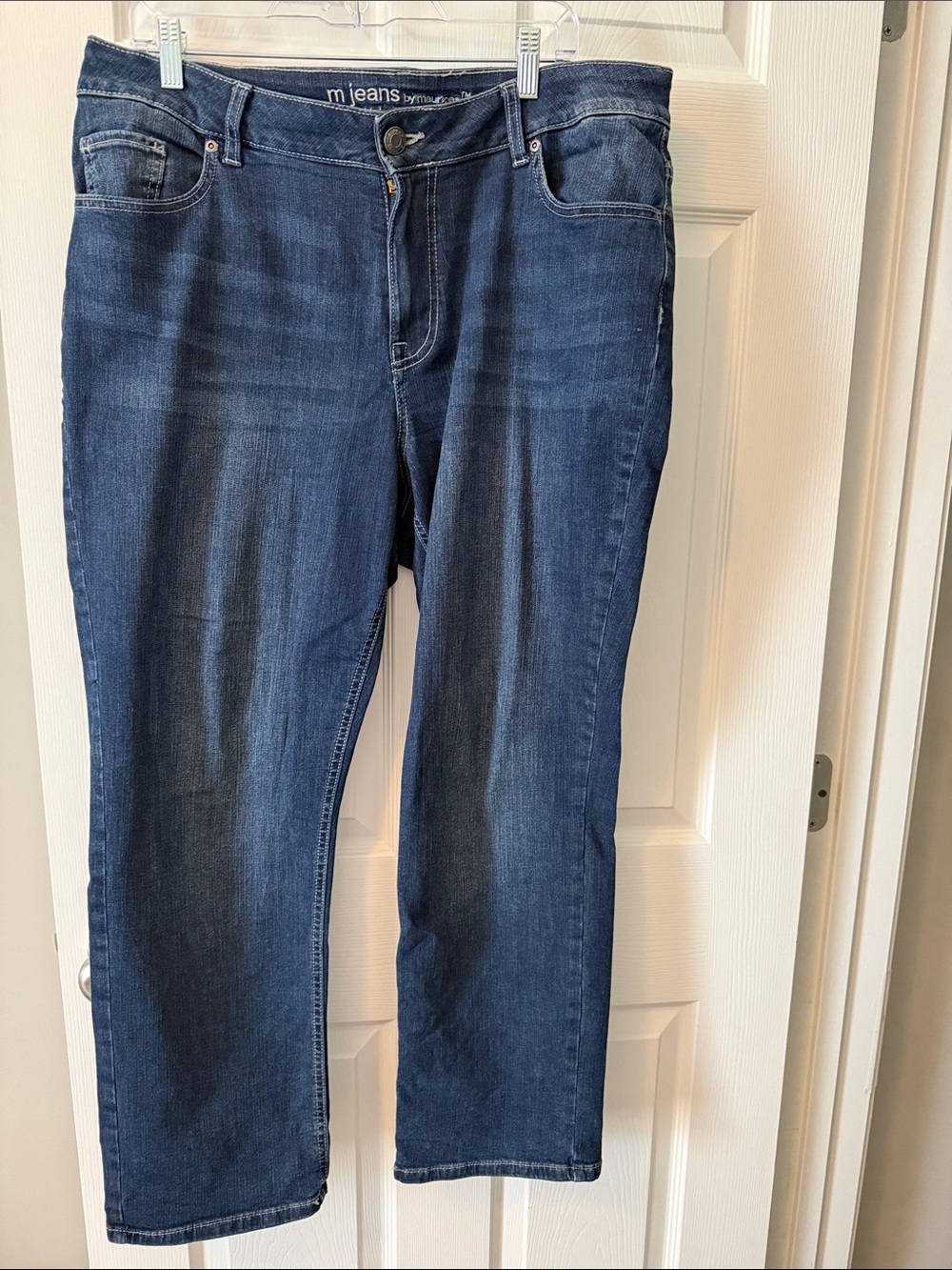 Maurices Dark Blue Straight-Leg Jeans